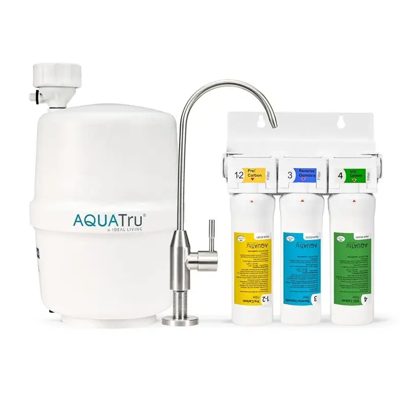 نظام AquaTru Under Sink RO لتنقية المياه بدرجة عالية داخل المنزل