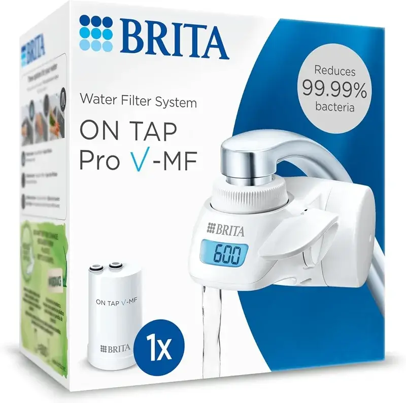 فلتر BRITA ON TAP Pro على الحنفية للشقق الصغيرة والاستخدام اليومي الخفيف