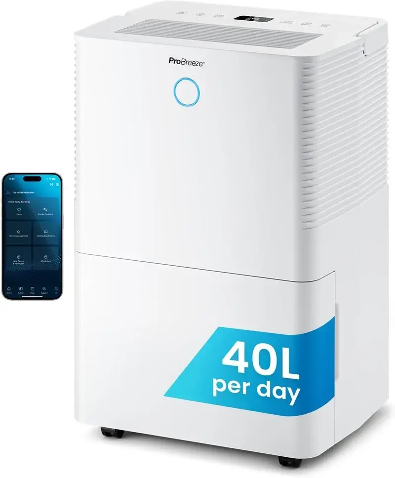 جهاز إزالة الرطوبة Pro Breeze 40L للمساحات الكبيرة