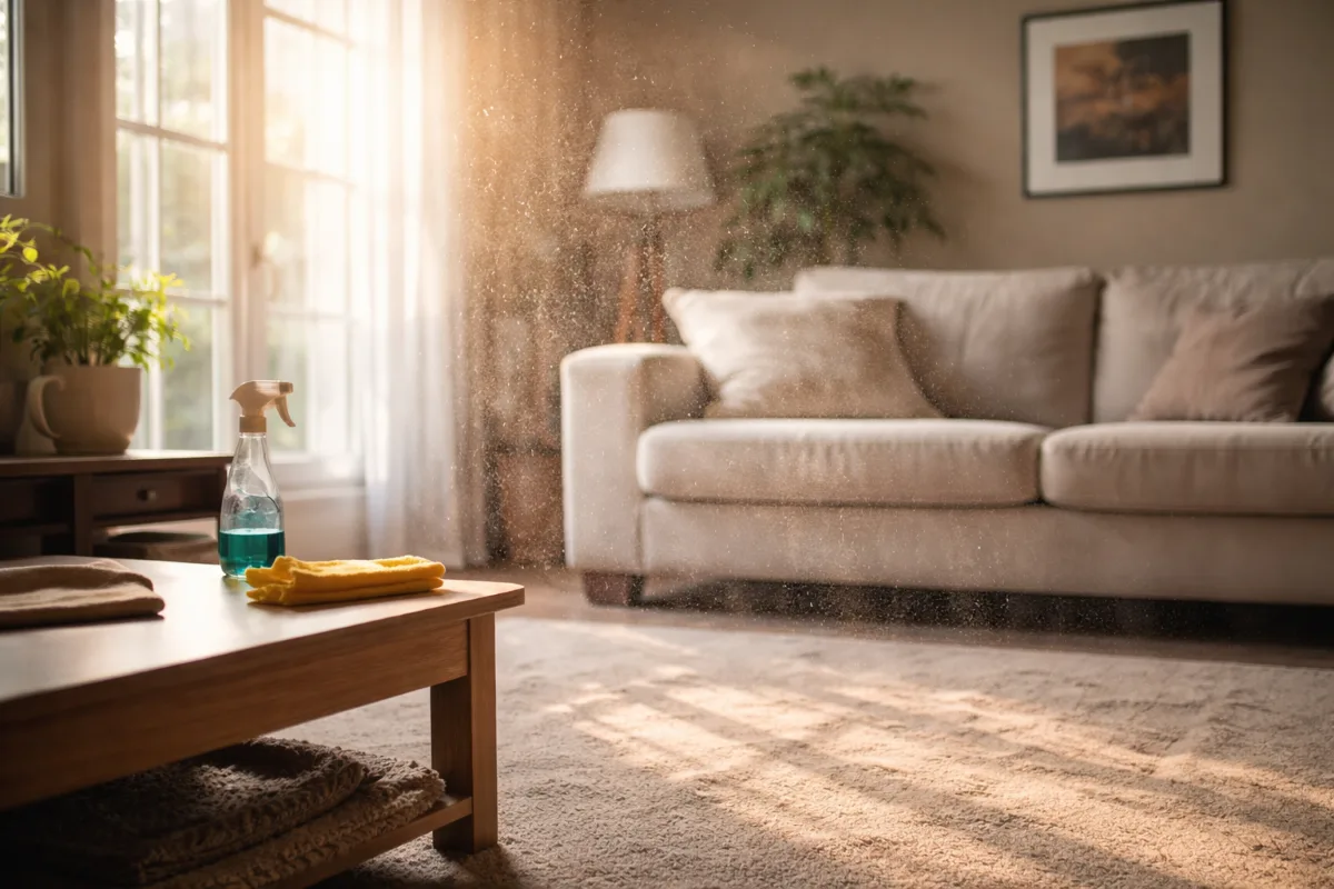 الغبار داخل المنزل رغم التنظيف اليومي بسبب المكيف في السعودية