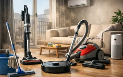 تنظف باستمرار لكن الغبار يعود؟ هل تحتاج مكنسة كهربائية فعلًا؟