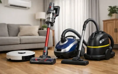 أنواع المكانس الكهربائية: أي نوع يناسب بيتك فعلًا في السعودية؟